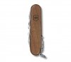 Scyzoryk Victorinox SwissChamp 1.6791.63 - 29 funkcji, drewniana oprawa, śrubokręt, wielofunkcyjny - 91 mm - Czerwony